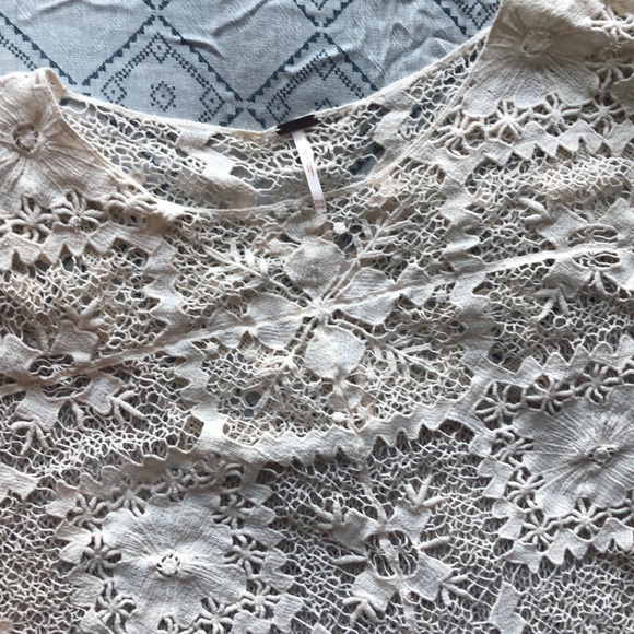 Free People Crochet poncho - Picture 2 of 7